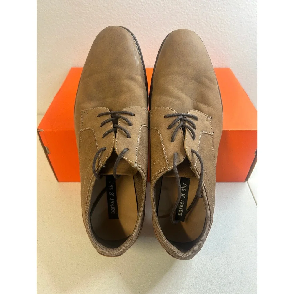 Parker & Sky Dress Shoes Tan Mens 13 M #2860